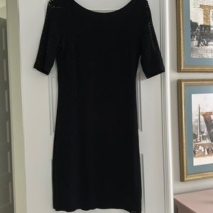 Black cocktail dress
